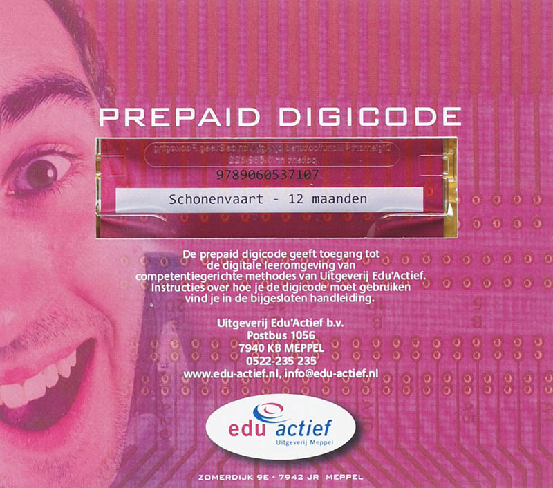 Achterkant van SCGO Prepaid digicode 12 maanden