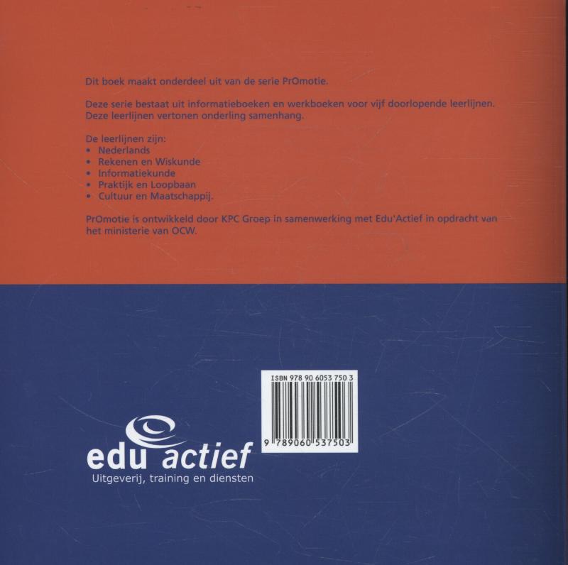 Achterkant van Werkboek 3 Lezen