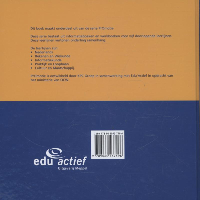 Achterkant van Infoboek
