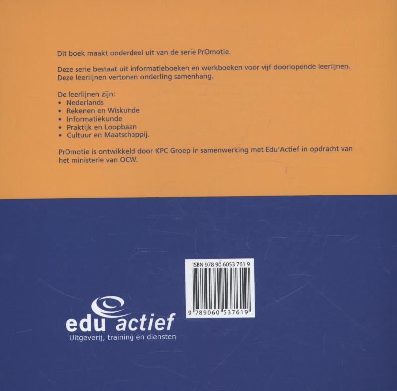 Achterkant van Werkboek