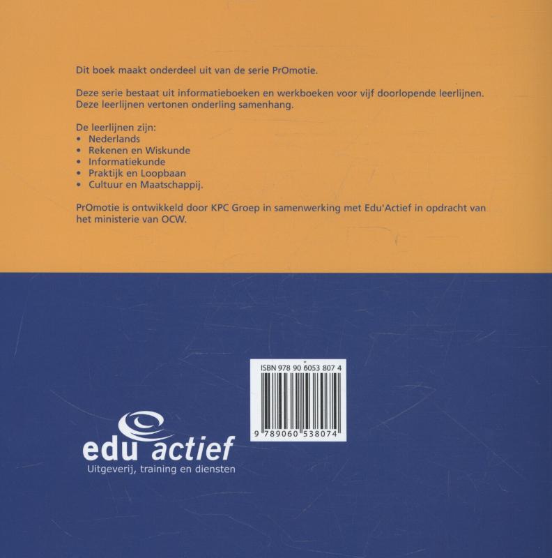 Achterkant van Werkboek