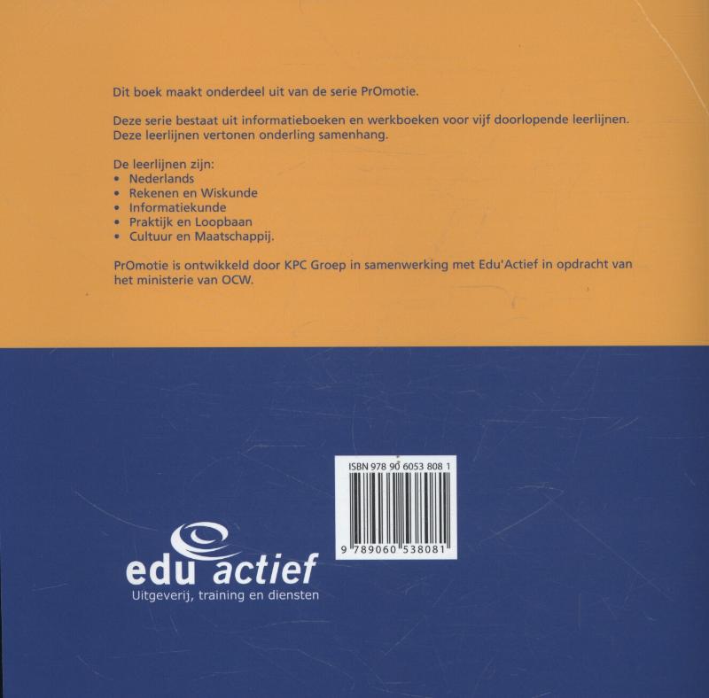 Achterkant van Werkboek