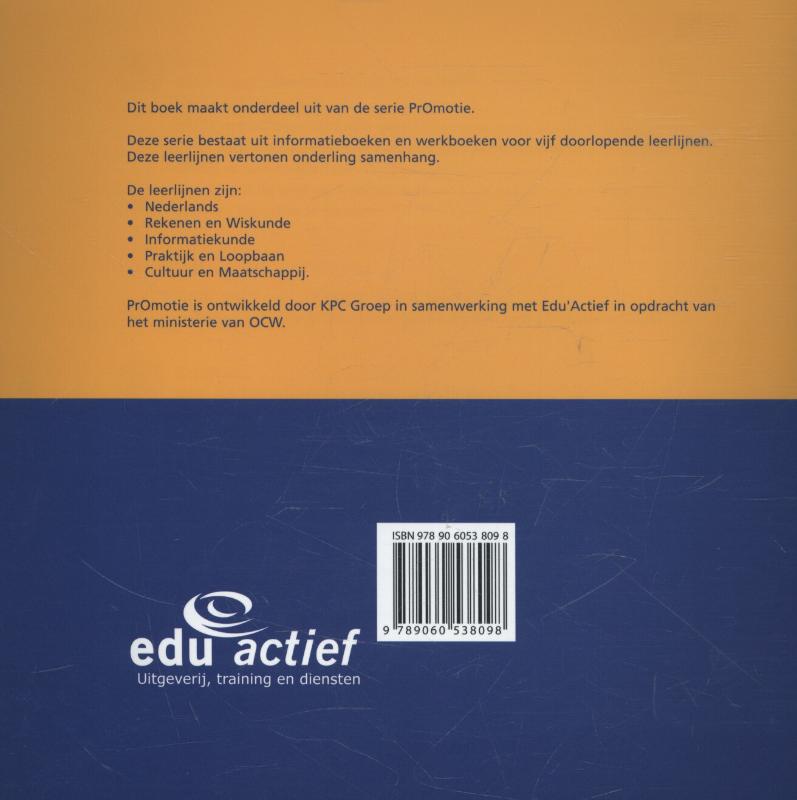 Achterkant van Werkboek