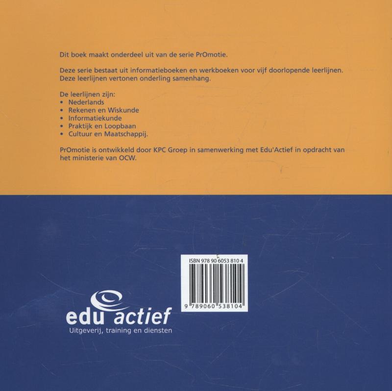 Achterkant van Werkboek