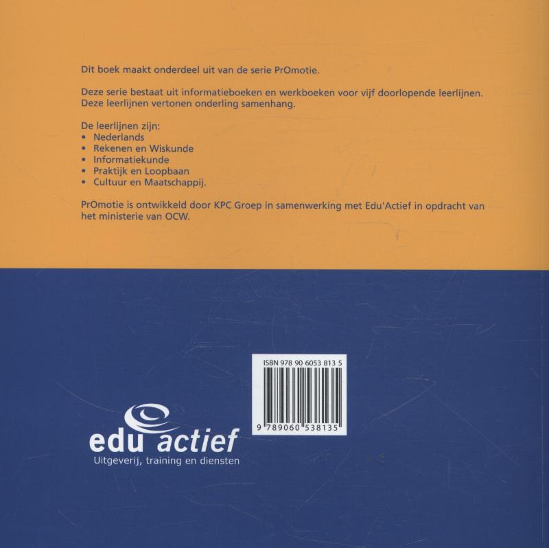 Achterkant van Werkboek