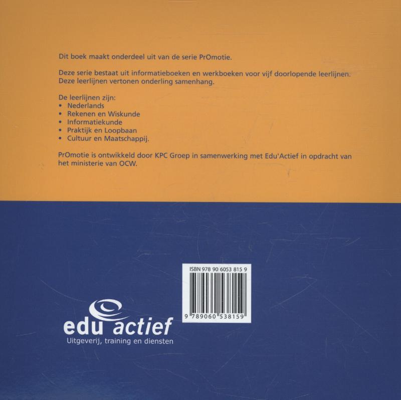 Achterkant van Werkboek