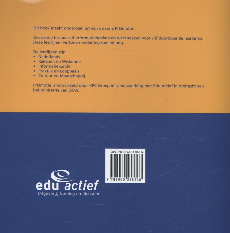 Achterkant van Werkboek