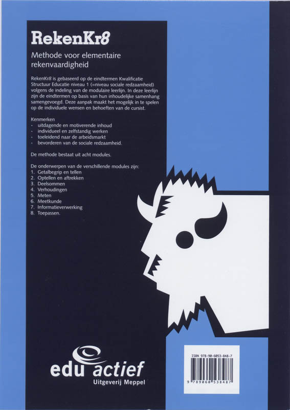 Achterkant van 3 Deelsommen