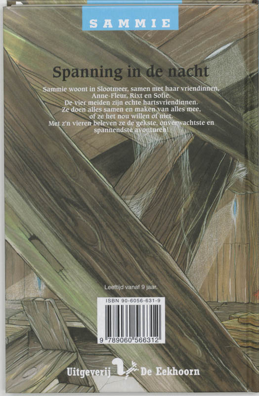 Achterkant van Spanning in de nacht