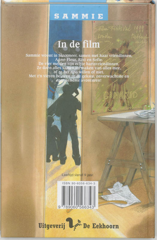 Achterkant van In de film