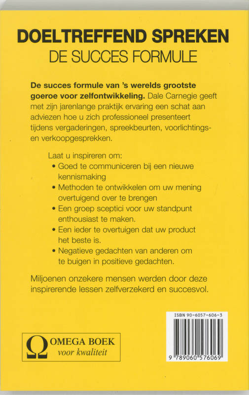 Achterkant van Doeltreffend spreken