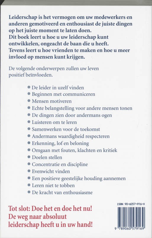 Achterkant van Succes zit in je