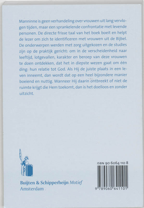 Achterkant van Manninne