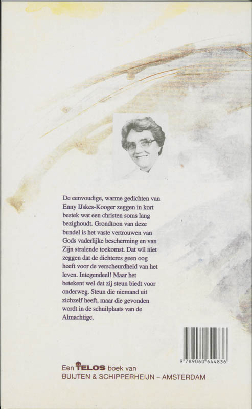 Achterkant van In Zijn schaduw