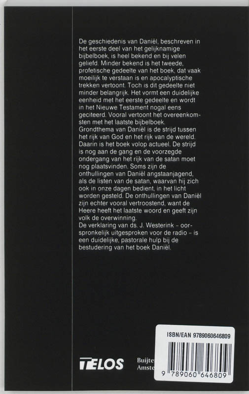 Achterkant van Daniel