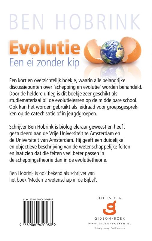 Achterkant van Evolutie