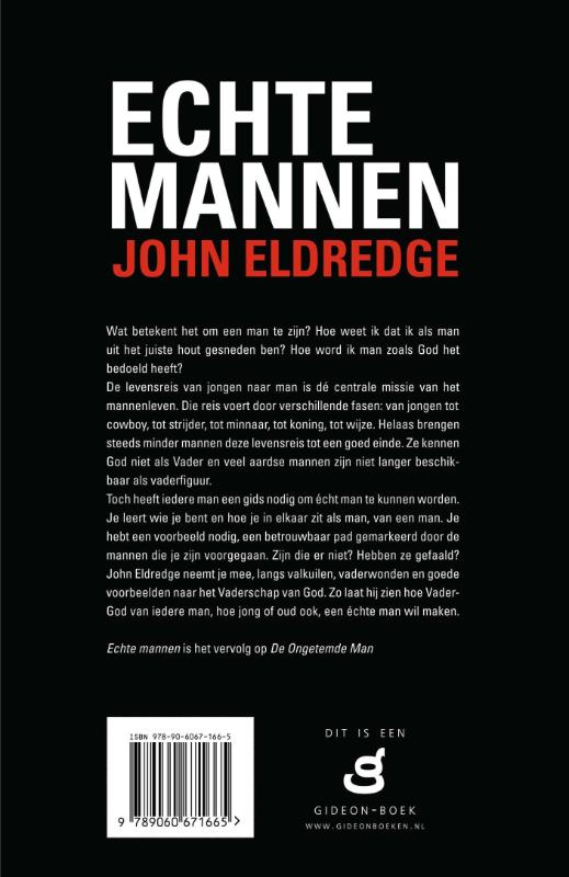Achterkant van Echte mannen
