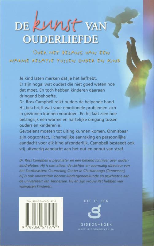 Achterkant van De kunst van ouderliefde