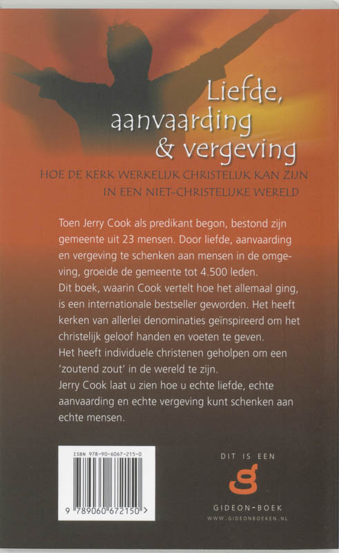 Achterkant van Liefde, aanvaarding en vergeving