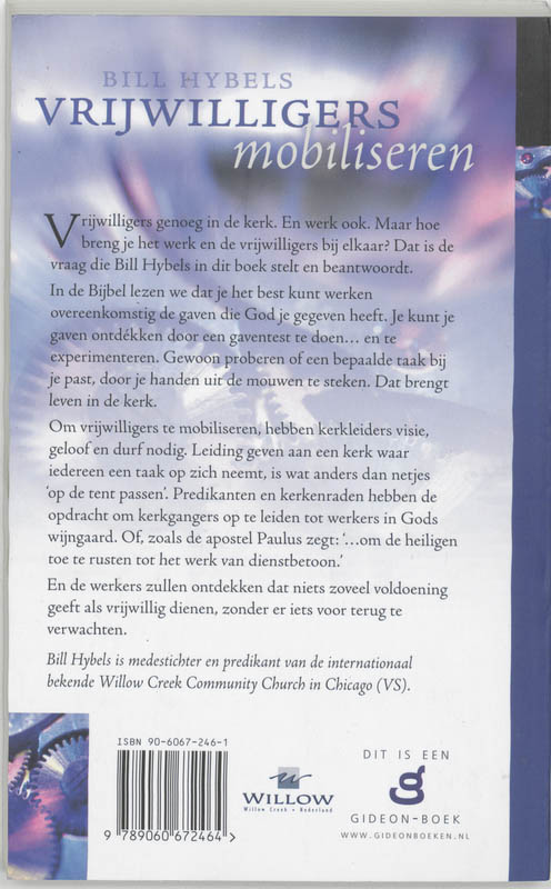 Achterkant van Vrijwilligers mobiliseren