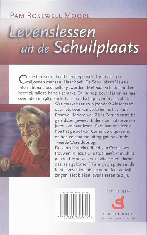 Achterkant van Levenslessen uit de Schuilplaats