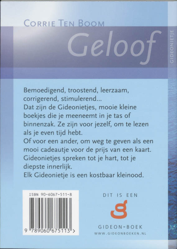 Achterkant van Geloof