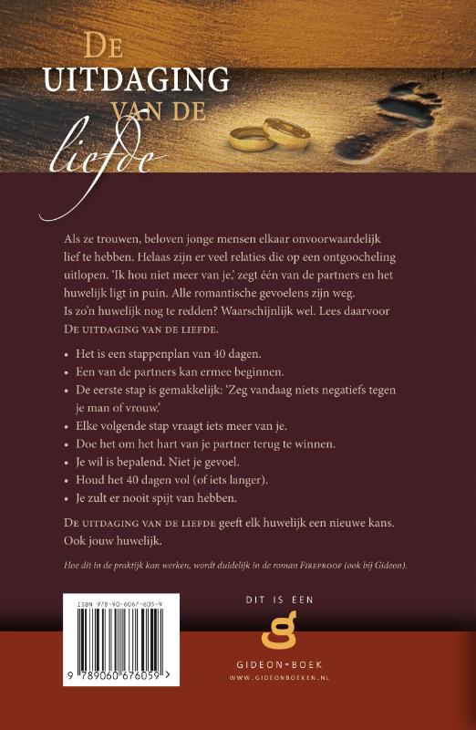 Achterkant van De uitdaging van de liefde