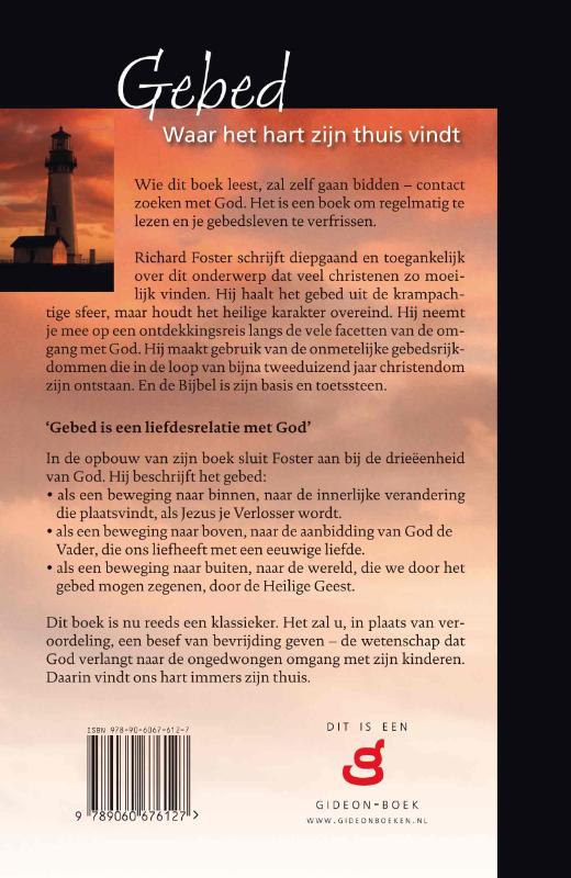Achterkant van Gebed