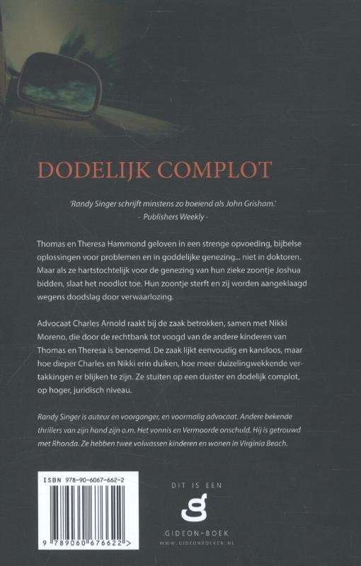 Achterkant van Dodelijk complot