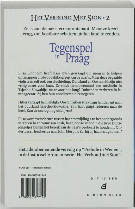 Achterkant van 2 Tegenspel in Praag
