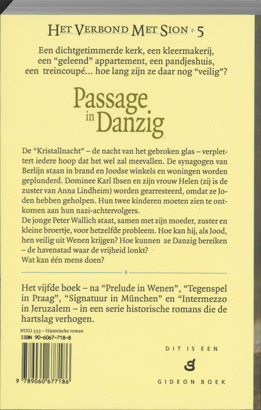 Achterkant van 5 Passage in Danzig