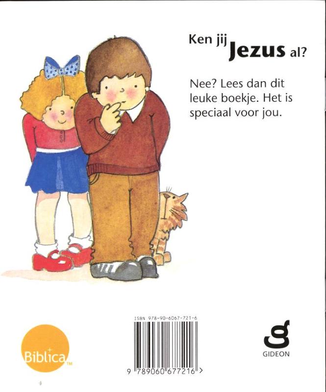 Achterkant van Ken jij Jezus al?