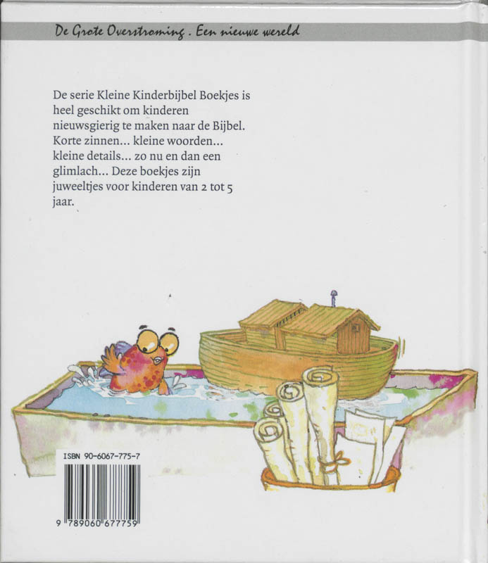 Achterkant van Noach en de ark