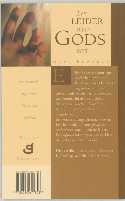 Achterkant van Een leider naar Gods hart