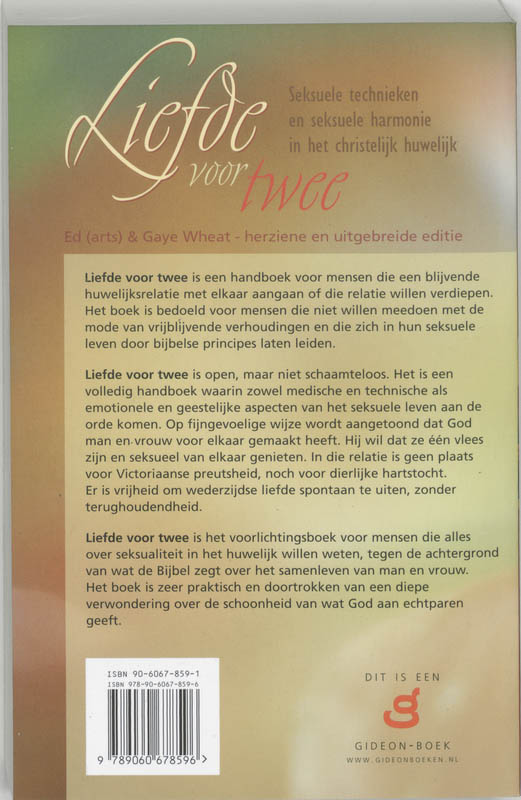 Achterkant van Liefde voor twee