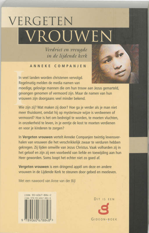 Achterkant van Vergeten vrouwen
