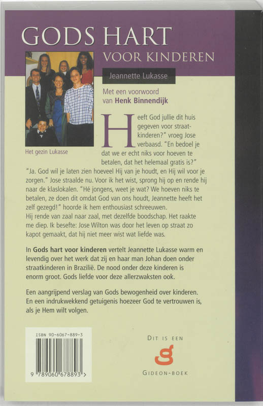 Achterkant van Gods hart voor kinderen