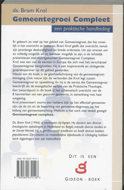 Achterkant van Gemeentegroei compleet
