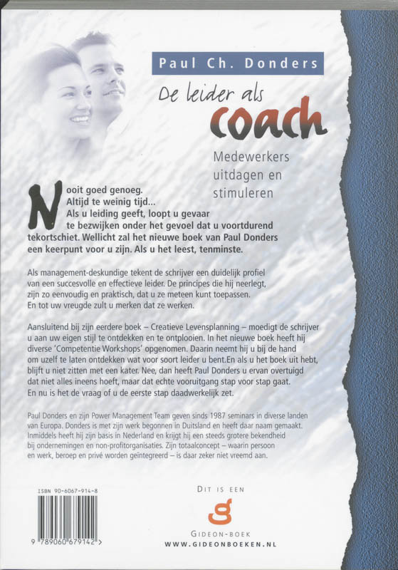 Achterkant van De leider als coach