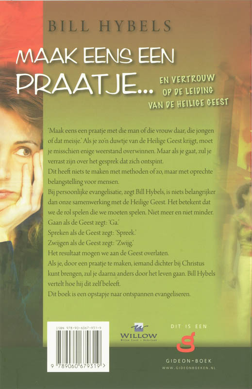 Achterkant van Maak eens een praatje..