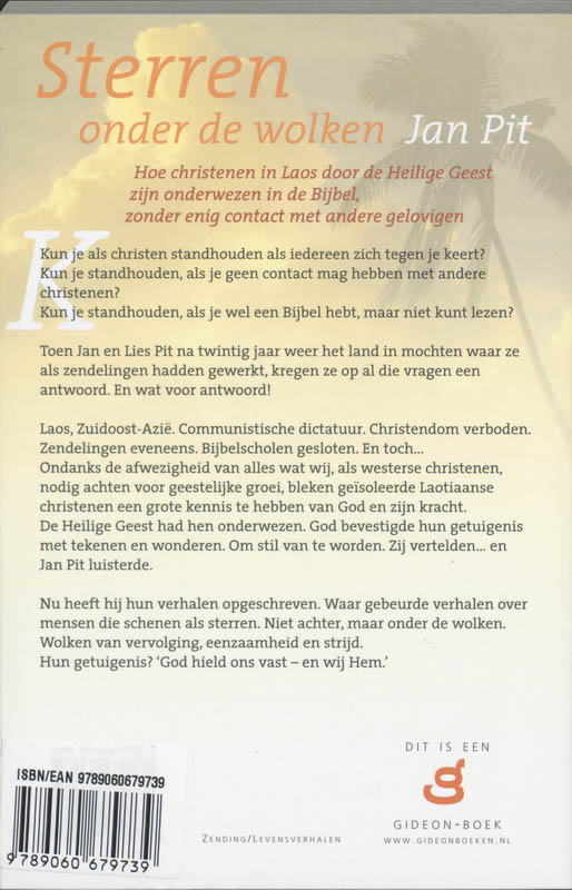 Achterkant van Sterren onder de wolken
