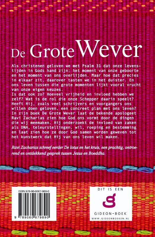Achterkant van De Grote Wever