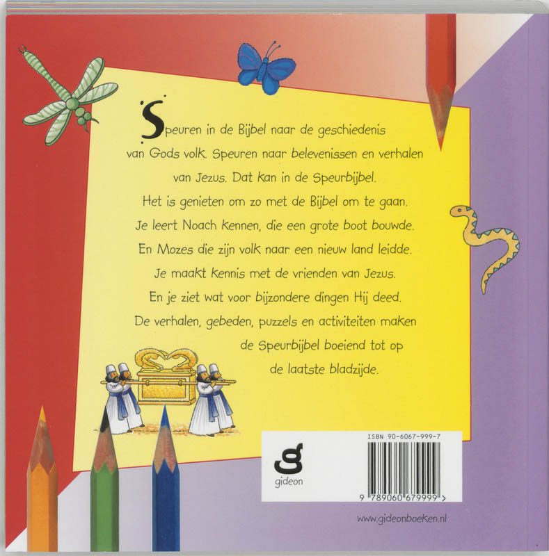Achterkant van De speurbijbel
