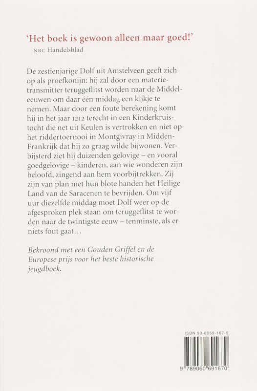 Achterkant van Kruistocht in spijkerbroek