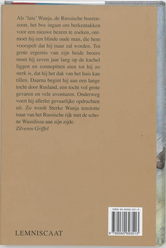 Achterkant van Sterke Wanja