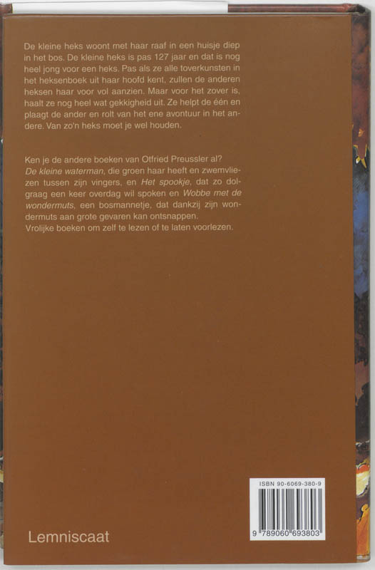 Achterkant van De kleine heks