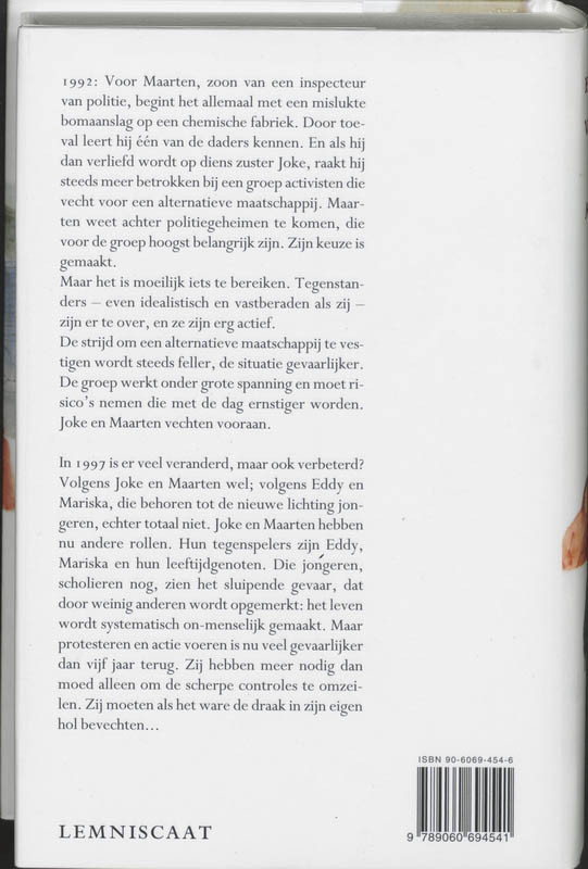 Achterkant van Vechten voor overmorgen