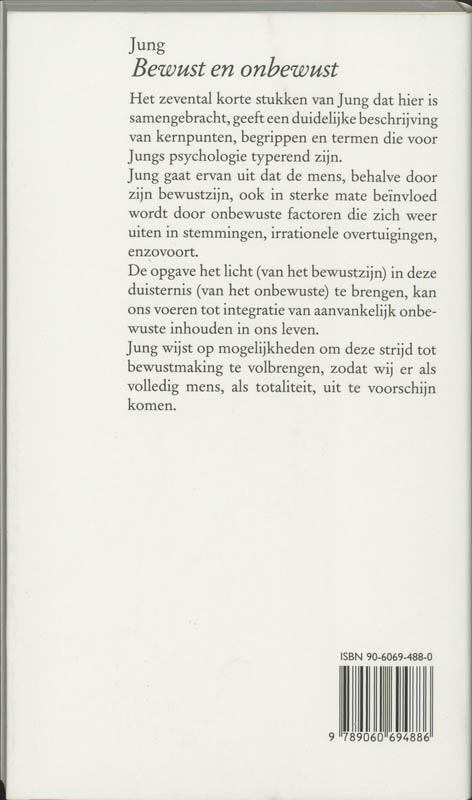 Achterkant van Bewust en onbewust