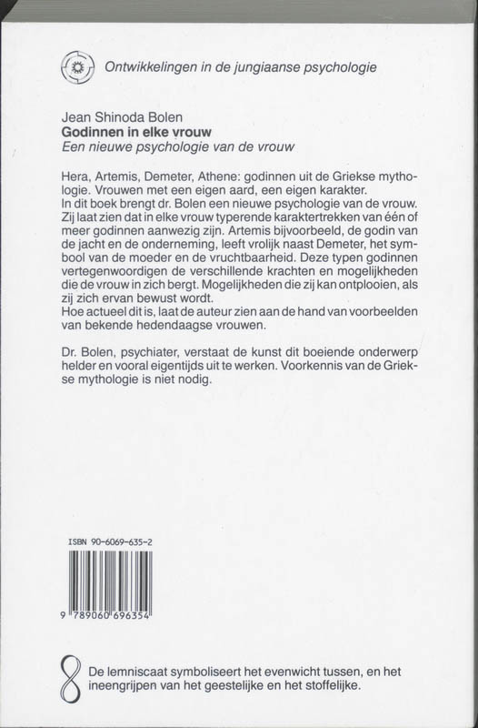 Achterkant van Godinnen in elke vrouw