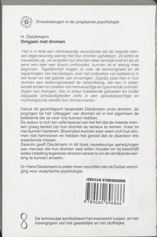 Achterkant van Omgaan met dromen